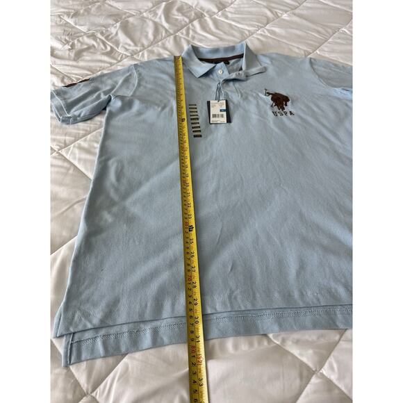 Nwt Polo Ralph Lauren Big Pony Short Sleeve Shirt Light Blue Men’s XL - Picture 2 of 9